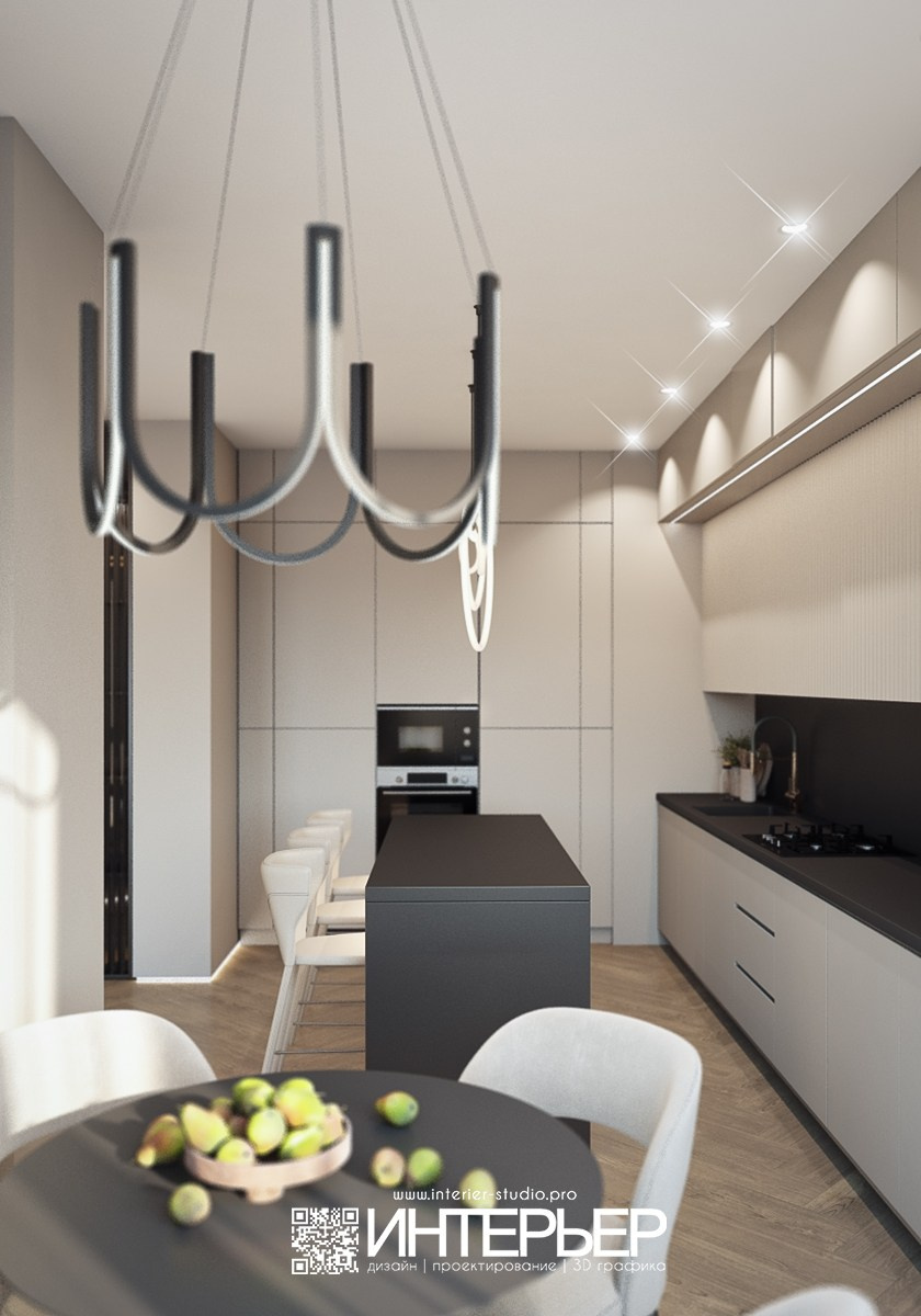 Дизайн-проект квартиры Михаила. ЖК Печорин. Дизайн интерьера, 3D визуализация и 3D моделирование. Создание проектов и чертежей. КМВ: Кисловодск, Пятигорск, Ессентуки и удаленно