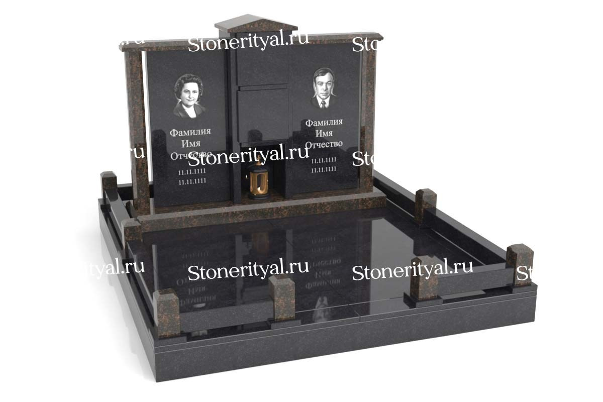 Семейные памятники. Изготовление и установка памятников в Москве и МО