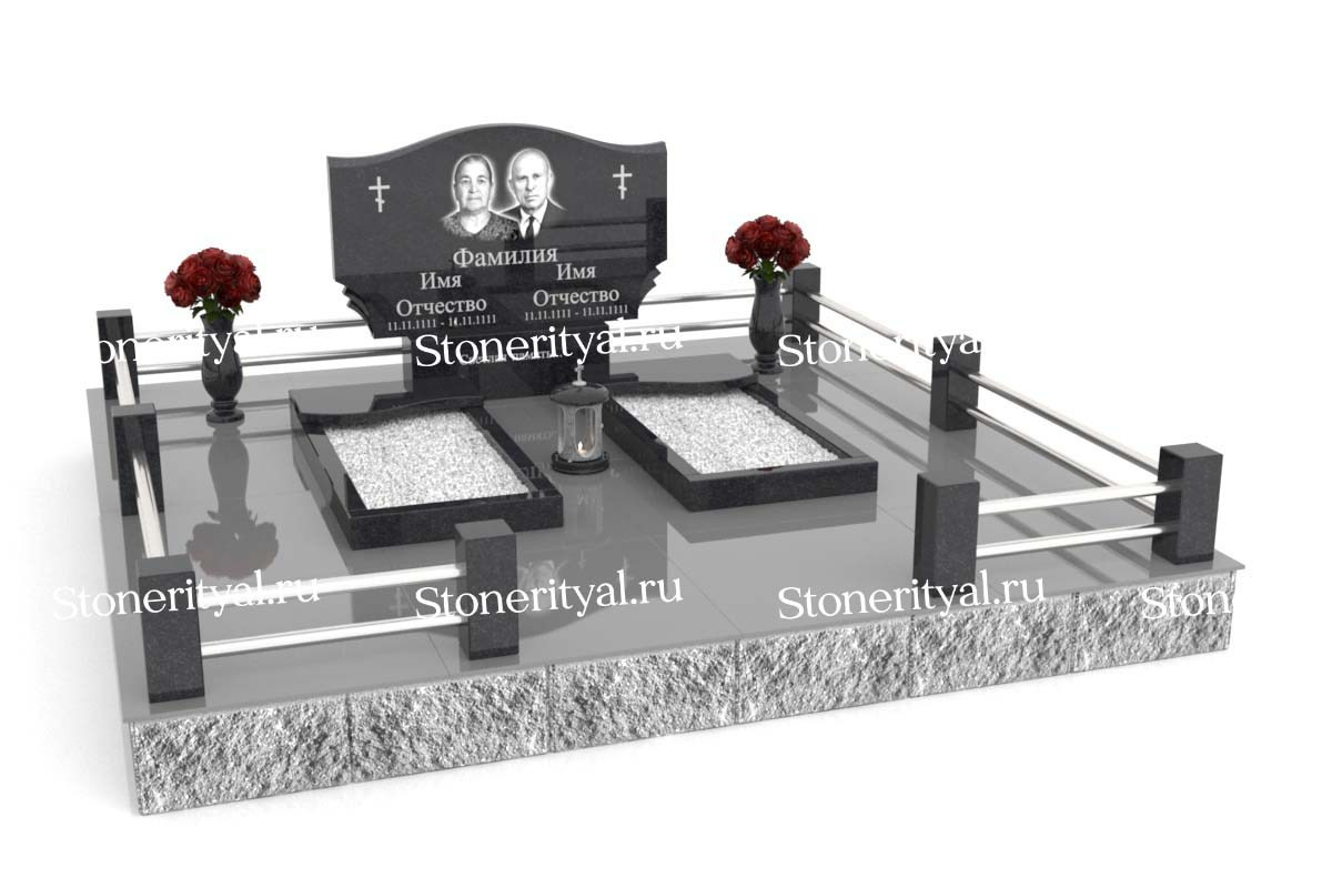 Семейные памятники. Изготовление и установка памятников в Москве и МО