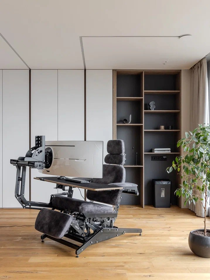 Квартира для молодого IT-специалиста площадью 250 м² на 21 этаже. Студия дизайна интерьера «Строчка» | Москва, Санкт-Петербург, Самара, Казань, Тольятти, Ульяновск и другие города России