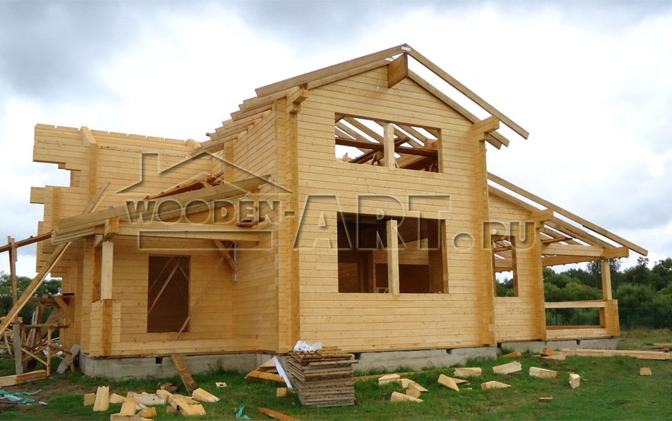 «Прохорово» 299 кв. м. Проекты деревянных домов