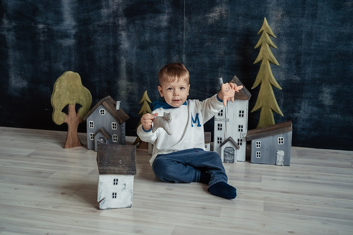 Фотосессия дня рождения в студии