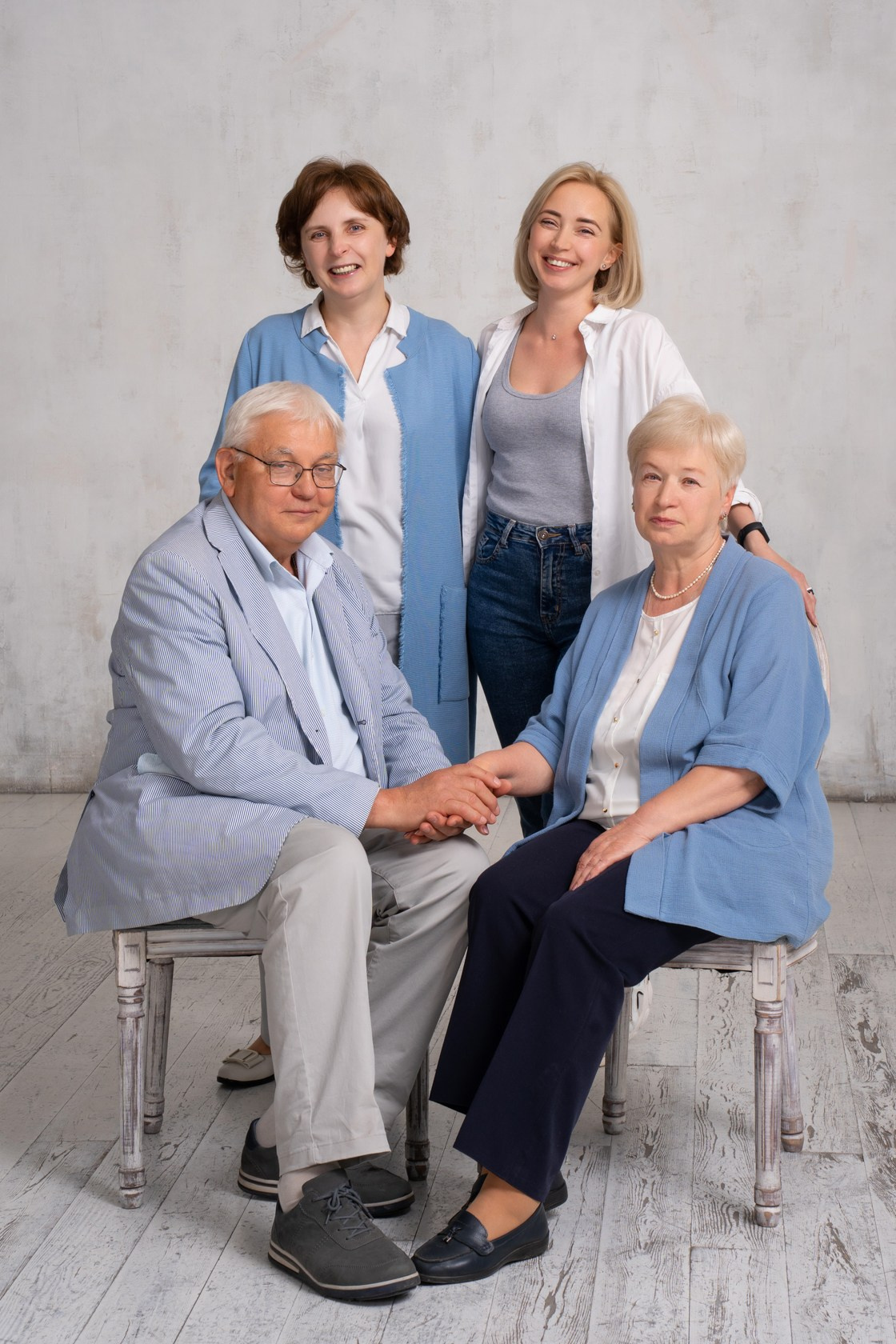 семейная фотосессия в студии