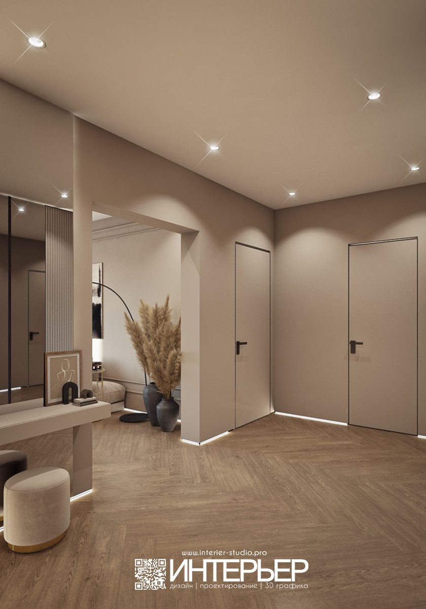 Дизайн-проект квартиры Михаила. ЖК Печорин. Дизайн интерьера, 3D визуализация и 3D моделирование. Создание проектов и чертежей. КМВ: Кисловодск, Пятигорск, Ессентуки и удаленно