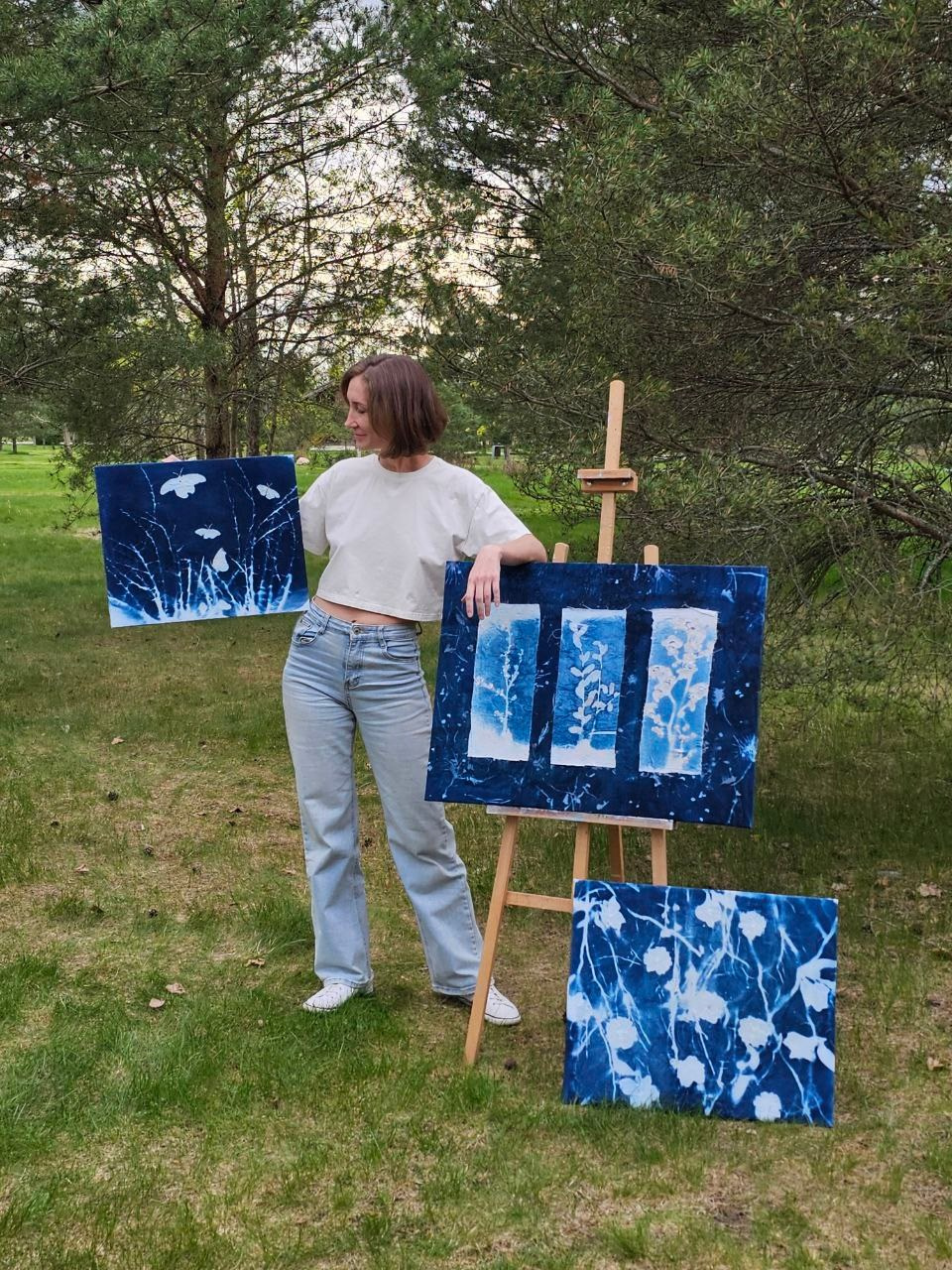 ЦИАНОТИПИЯ. CONTEMPORARY ARTIST OLGA ANDRIYASH