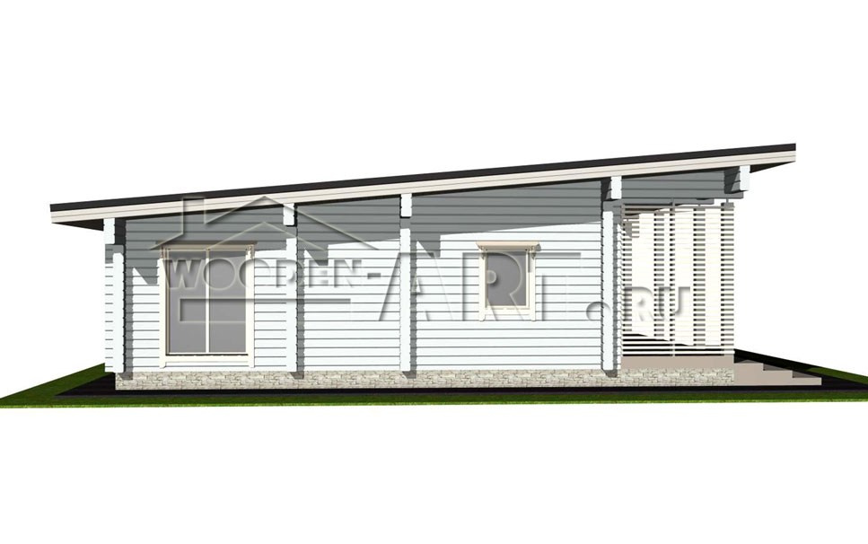 «Островки» 120 кв. м. Проекты деревянных домов