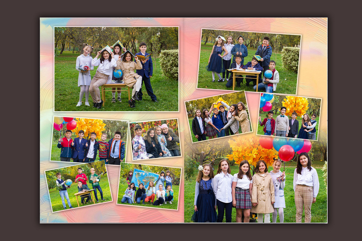 Выпускные альбомы для 1, 4, 9, 11 класса с  оживающей фотографией. Выпускные альбомы. Частные съемки
