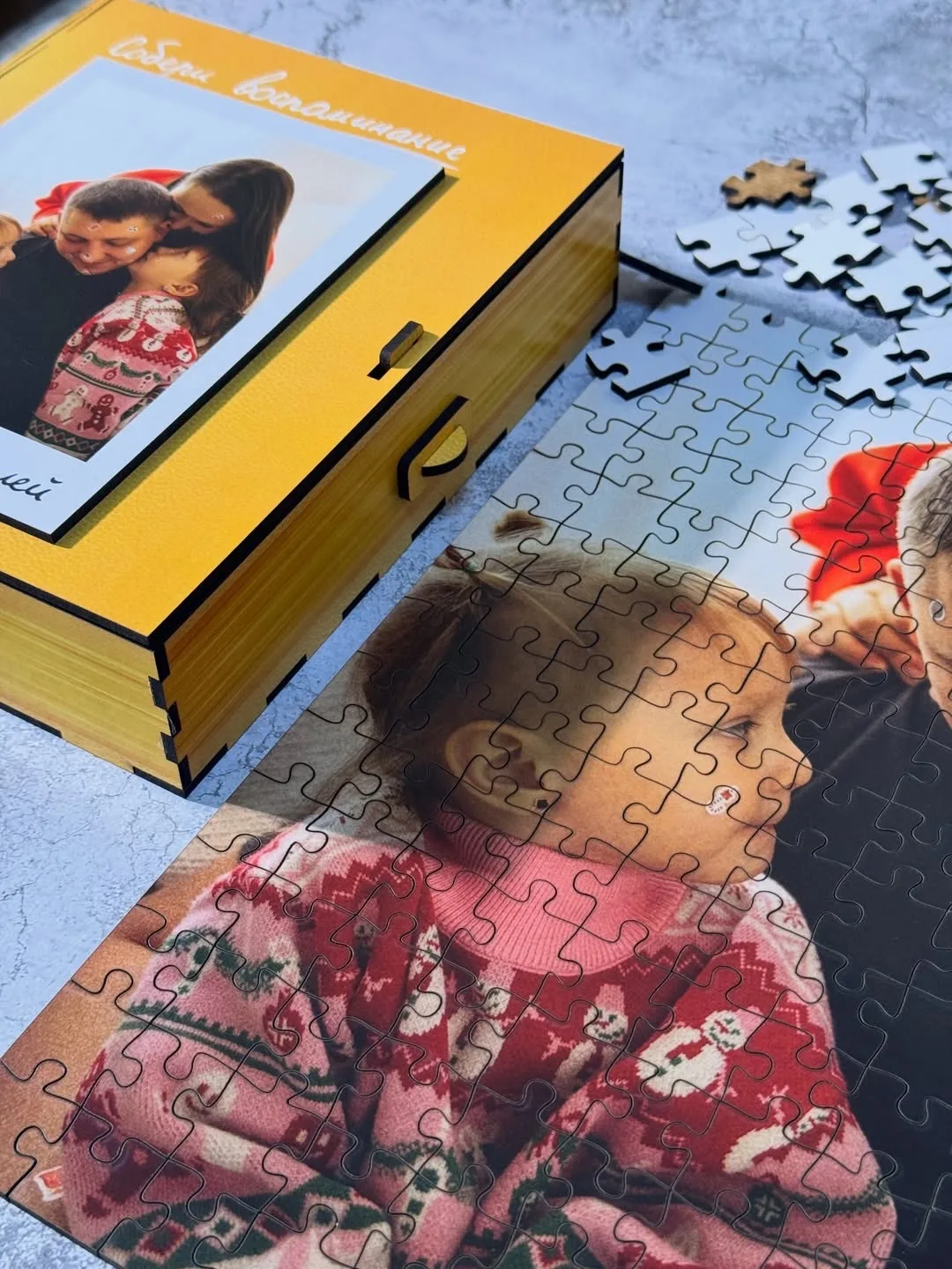 Пазл по любимой фотографии. Семейный и детский фотограф в г. Екатеринбурге Холодова Юлия