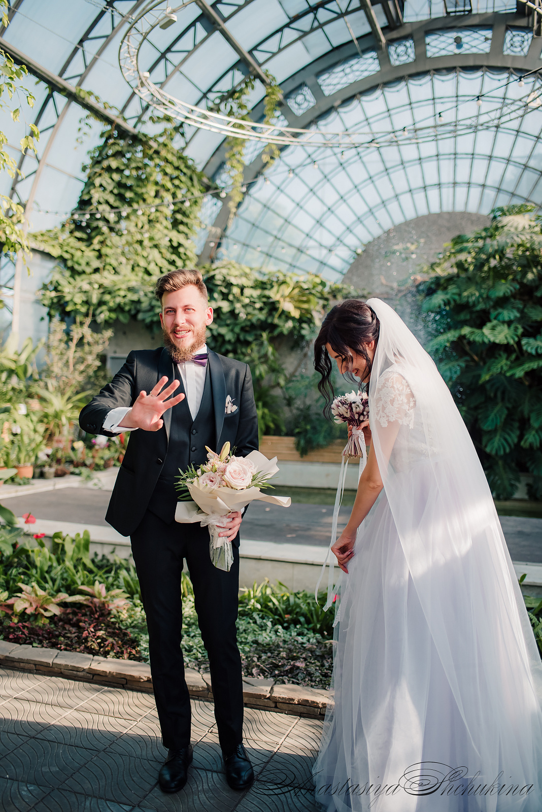 Ксюша и Дима. Оранжерея. Семейный и Свадебный фотограф. Санкт-Петербург. Пушкин