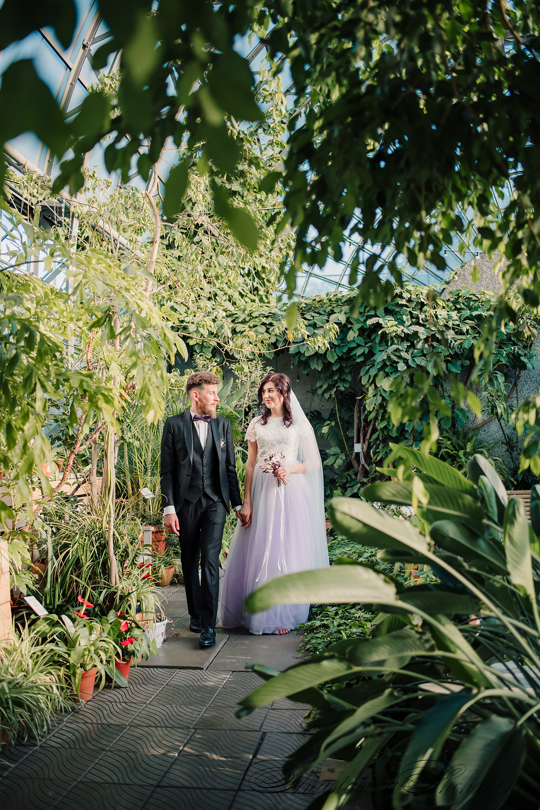 Ксюша и Дима. Оранжерея. Семейный и Свадебный фотограф. Санкт-Петербург. Пушкин