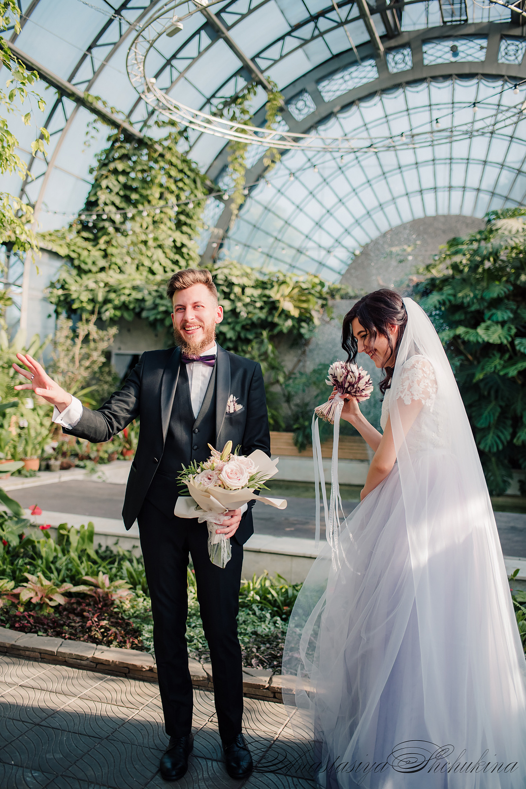 Ксюша и Дима. Оранжерея. Семейный и Свадебный фотограф. Санкт-Петербург. Пушкин