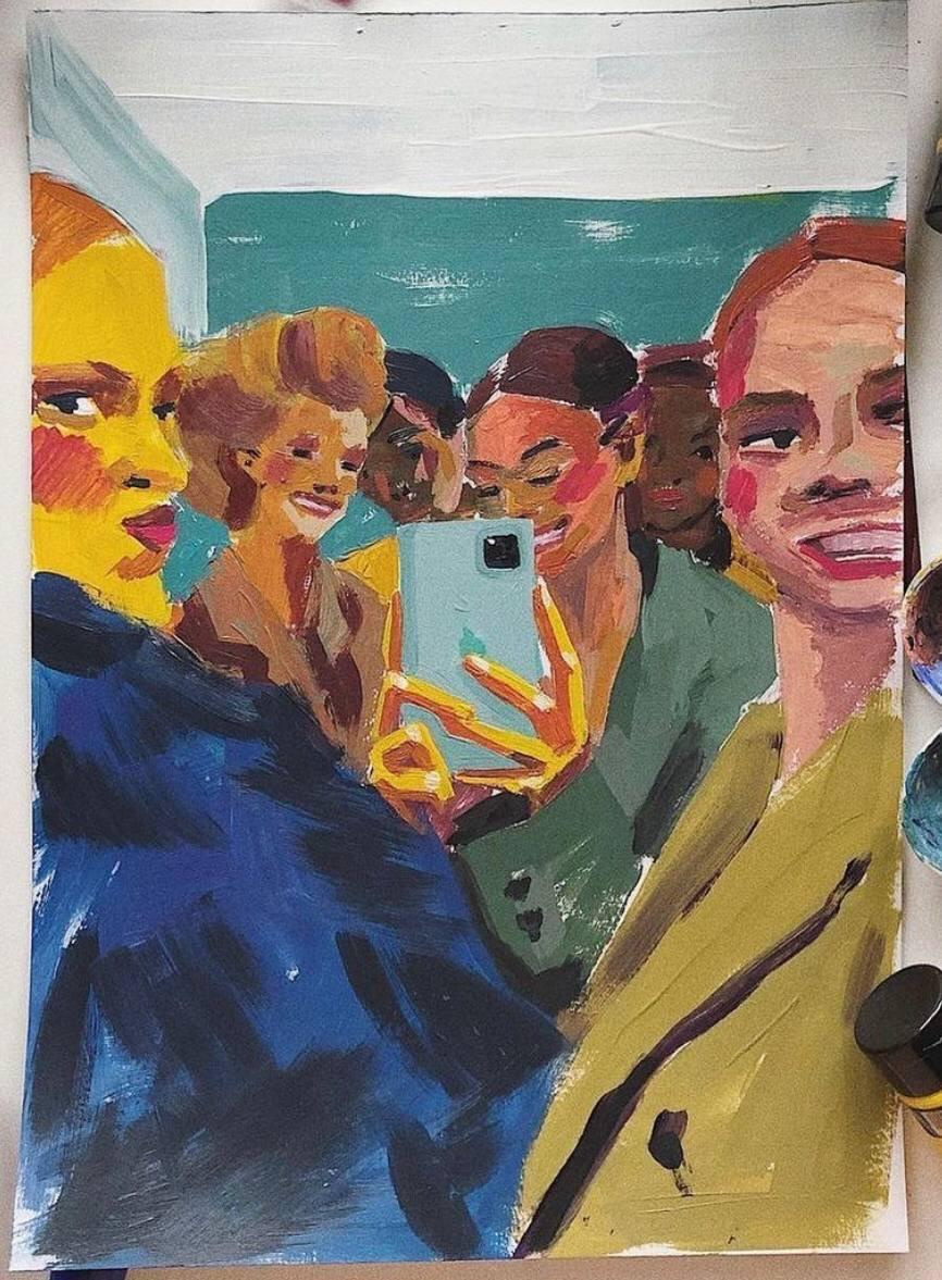 Selfie Culture. Современная художница Диана Рогаткина