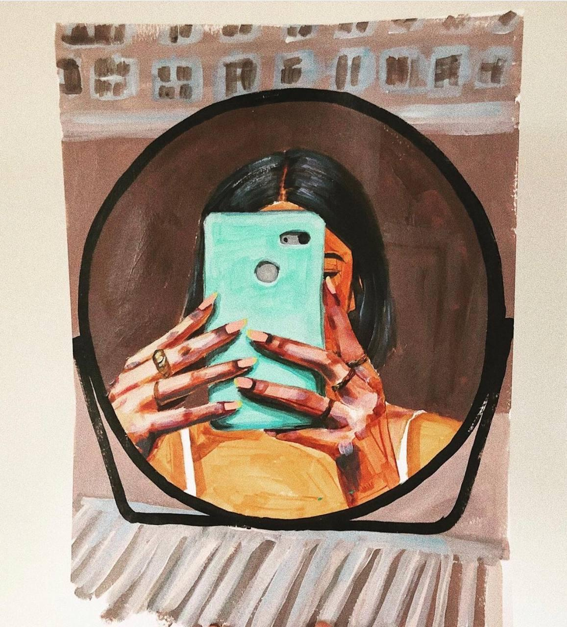 Selfie Culture. Современная художница Диана Рогаткина