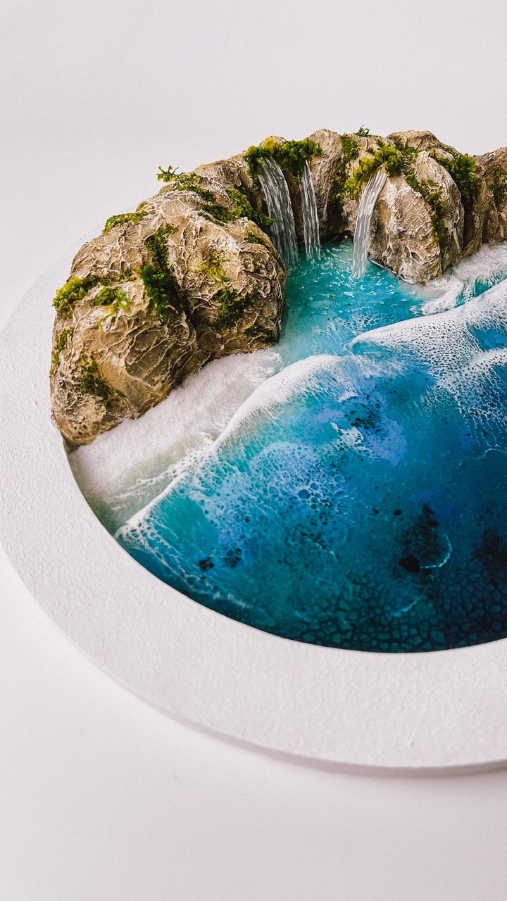 Онлайн мастер-классы по эпоксидной смоле и спиртовым чернилам. Seatales — эпоксидная смола и спиртовые чернила