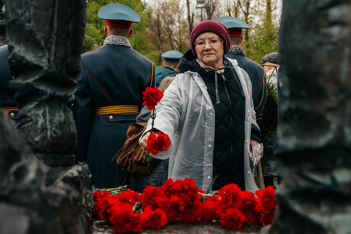 Акция памяти к 40-летию ликвидации катастрофы на Чернобыльской АЭС прошла на Поклонной горе. Фото и видео проект о героях ВОВ, Чернобыльцах, Афганцах