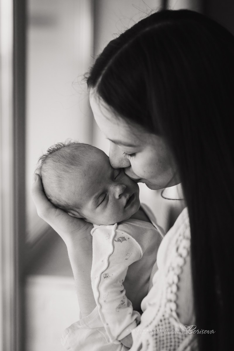 Фотосессия дома с новорожденным. Фотограф новорожденных в Магнитогорске Ксюша Борисова