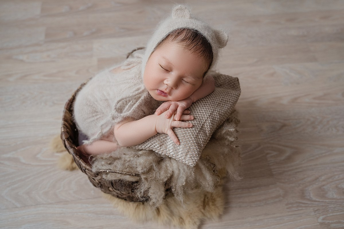 Фотосессия новорожденного в Москве