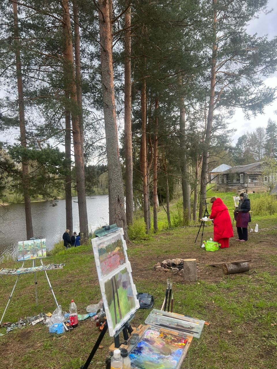 Пленэр на Академической даче им. И. Е. Репина с 12.05.2025. Живописец Ирина Пинская