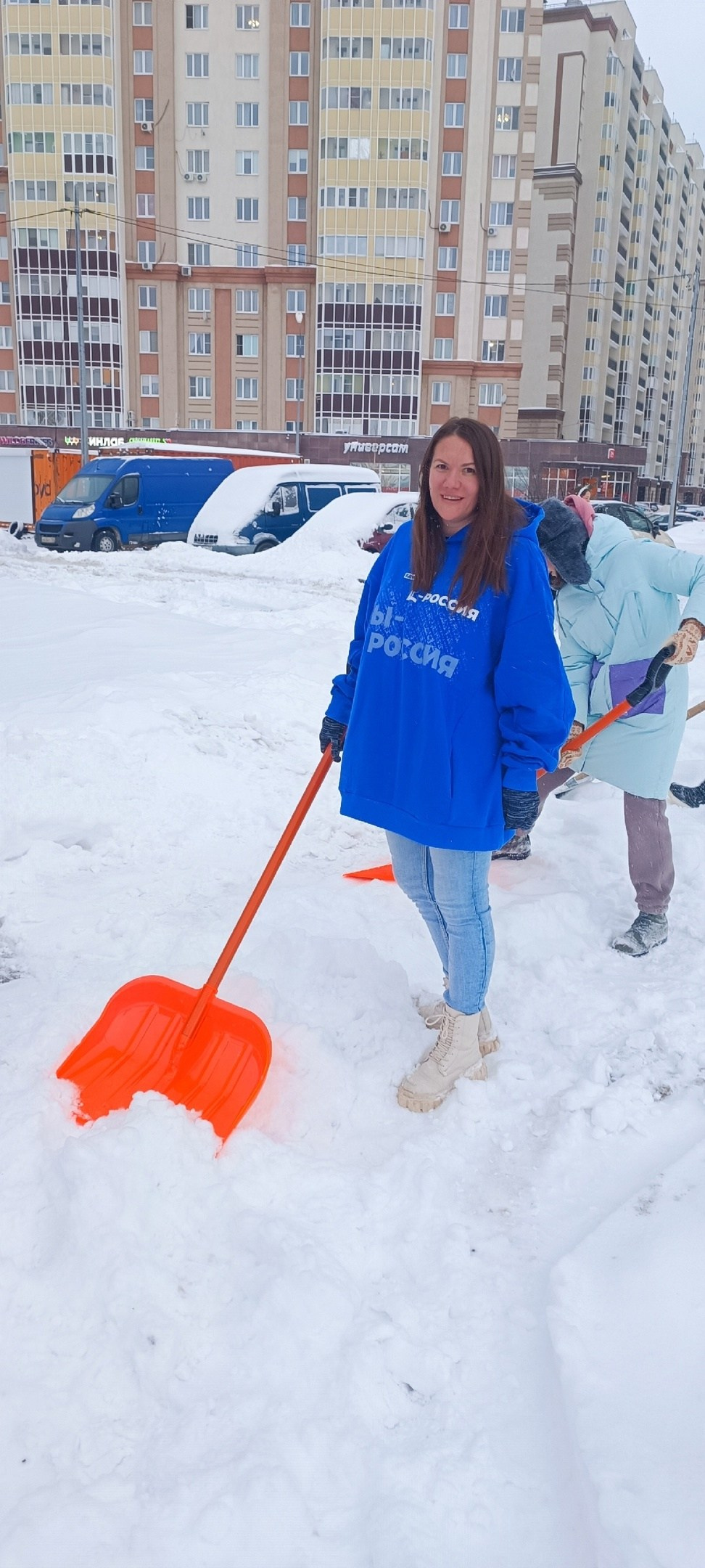 Субботник «Снеговик». Женсовет микрорайона Южный Домодедово