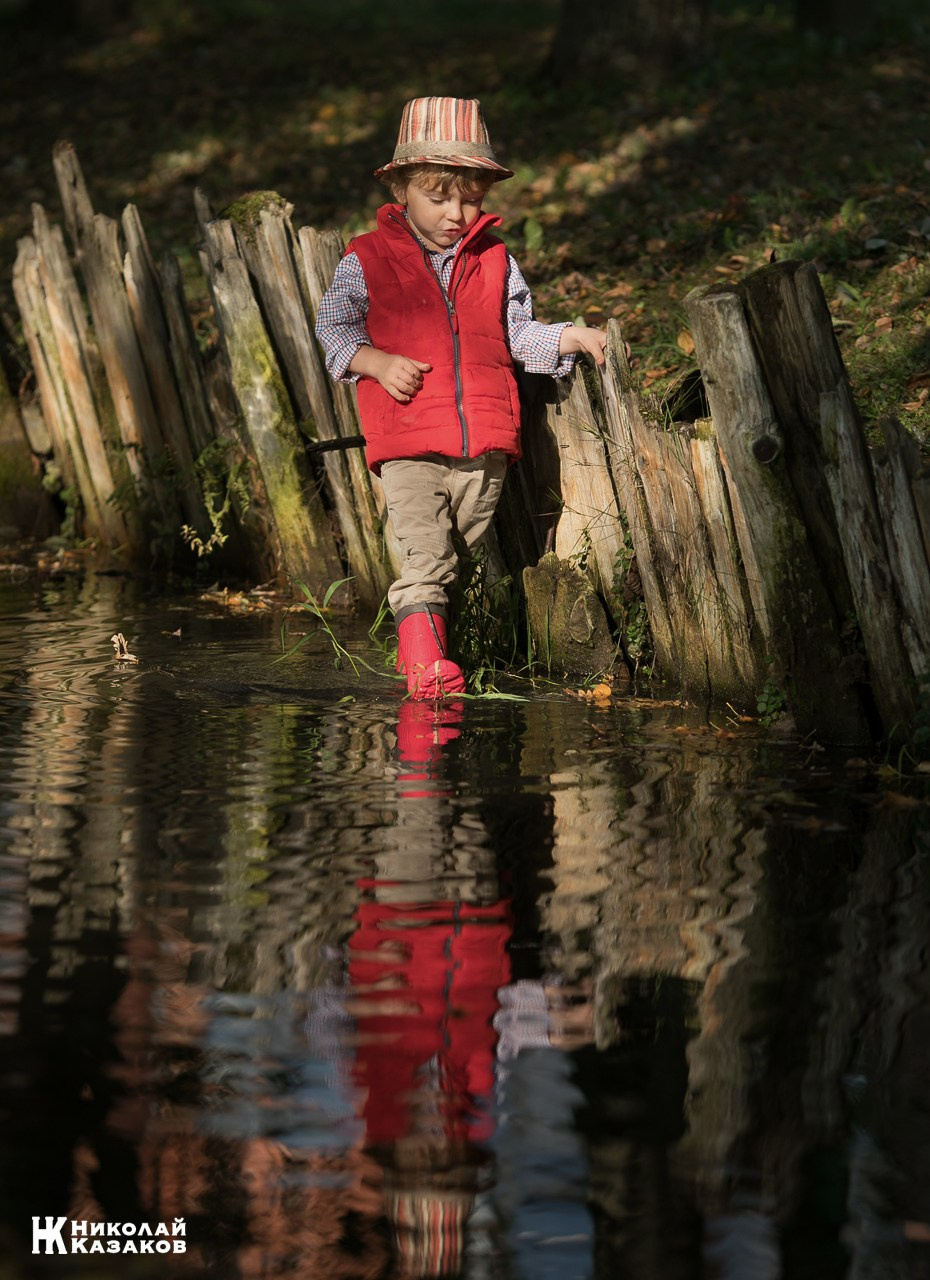 Детская фотосессия на природе. Николай Казаков. Профессиональный фотограф. Преподаватель фотографии