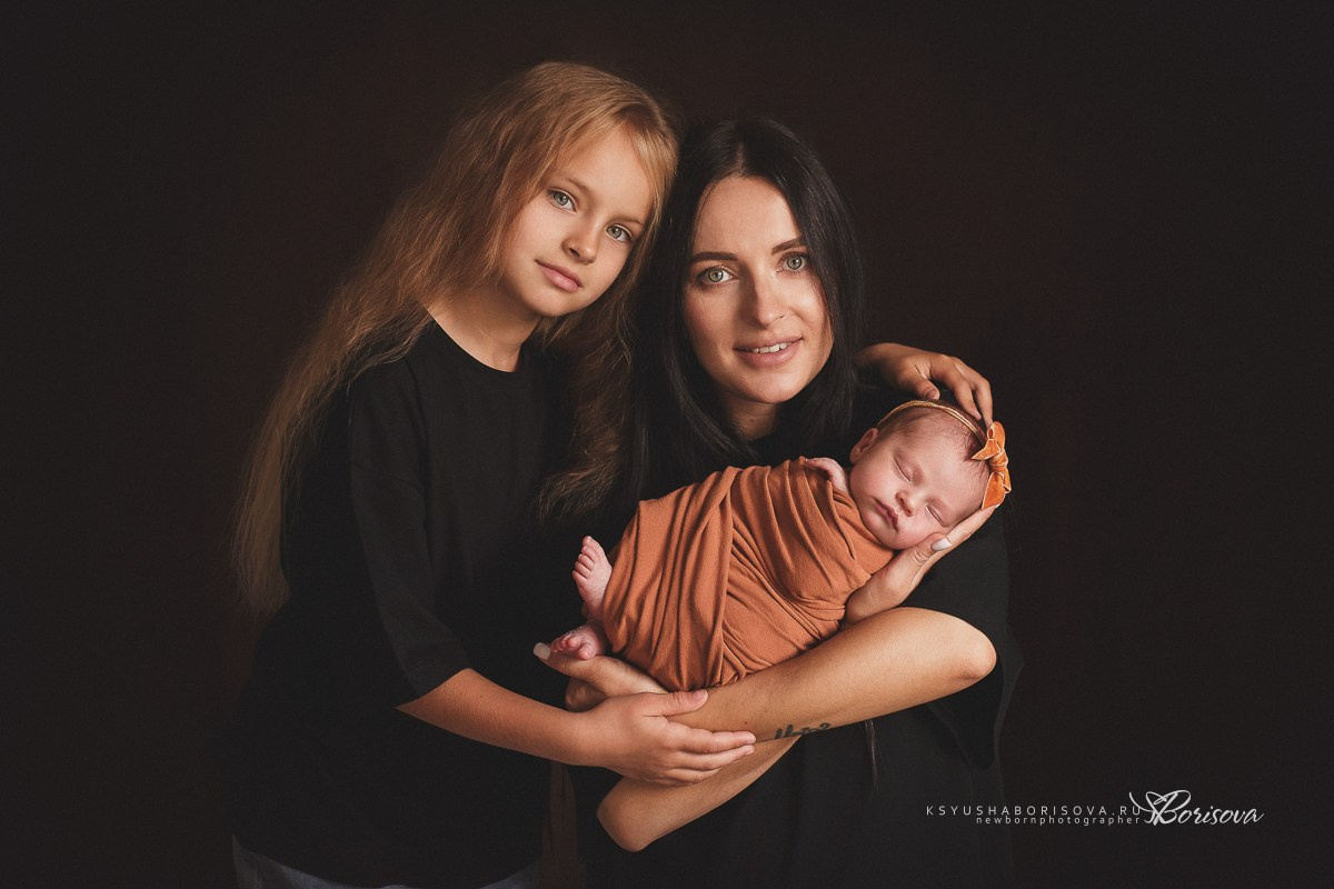 Фото с Родителями (ньюборн). Фотограф новорожденных в Магнитогорске Ксюша Борисова