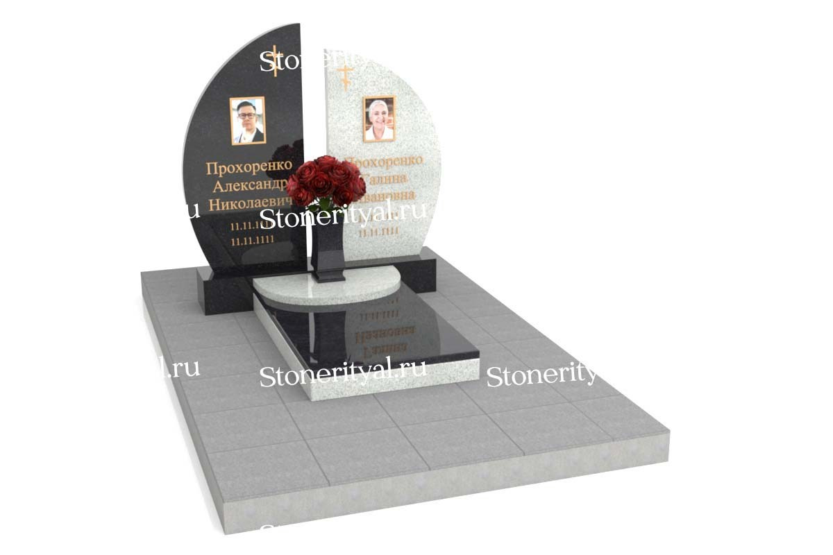 Семейные памятники. Изготовление и установка памятников в Москве и МО