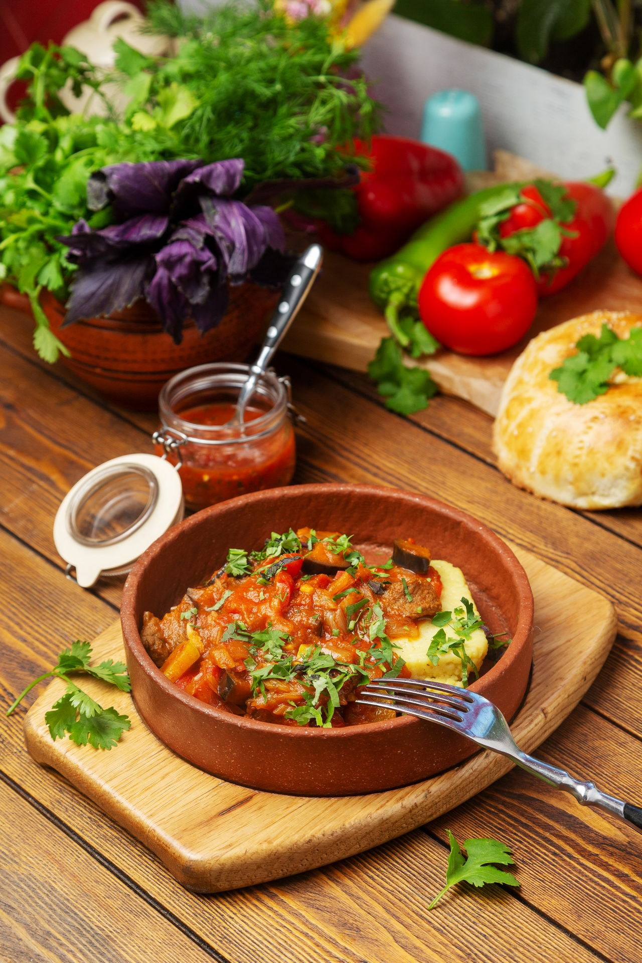 Фудфотосъемка блюда кавказской кухни для меню и доставки в Ростове