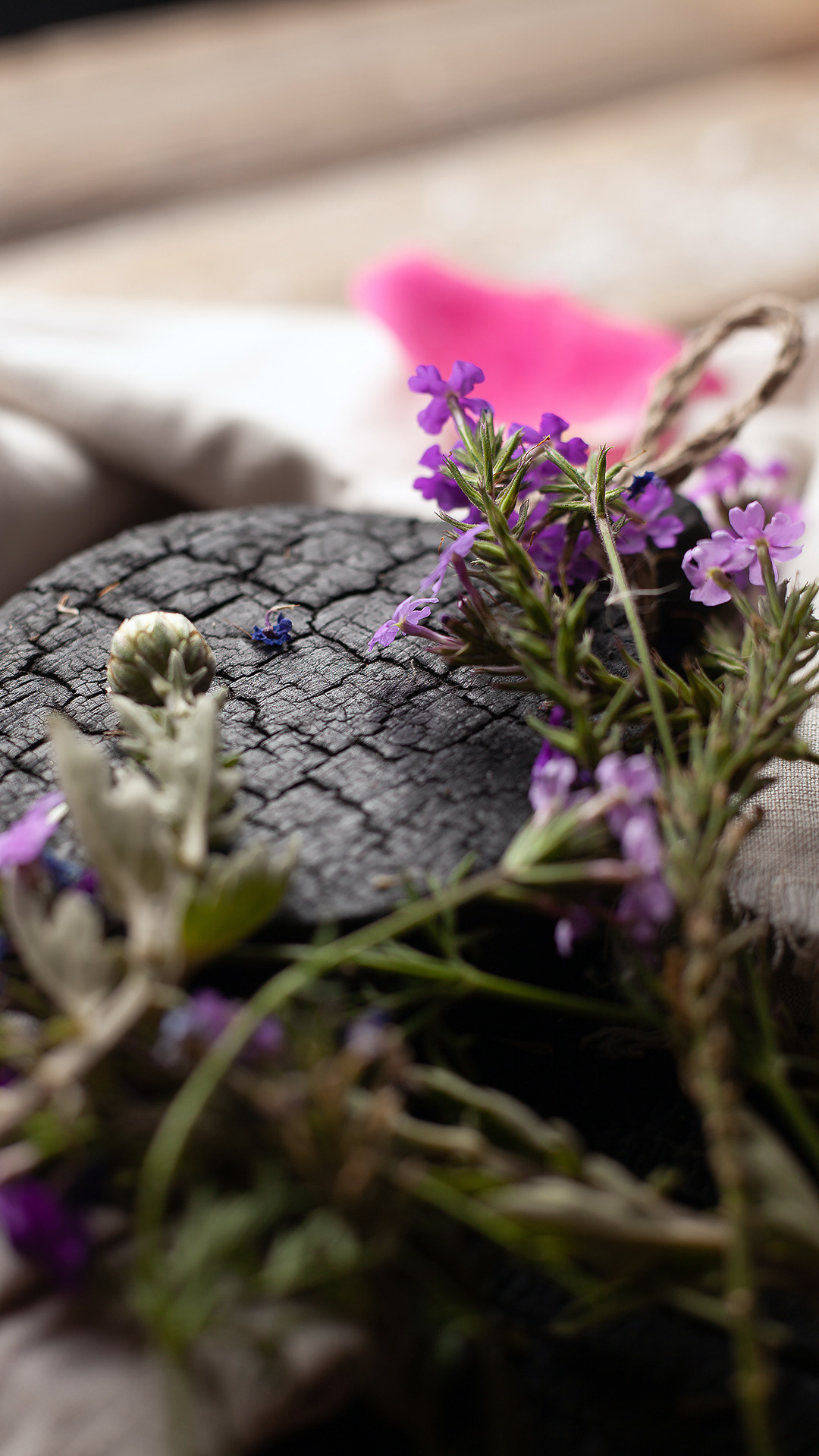 Цветы, которые принимают участие в фудфото. Cake food photo