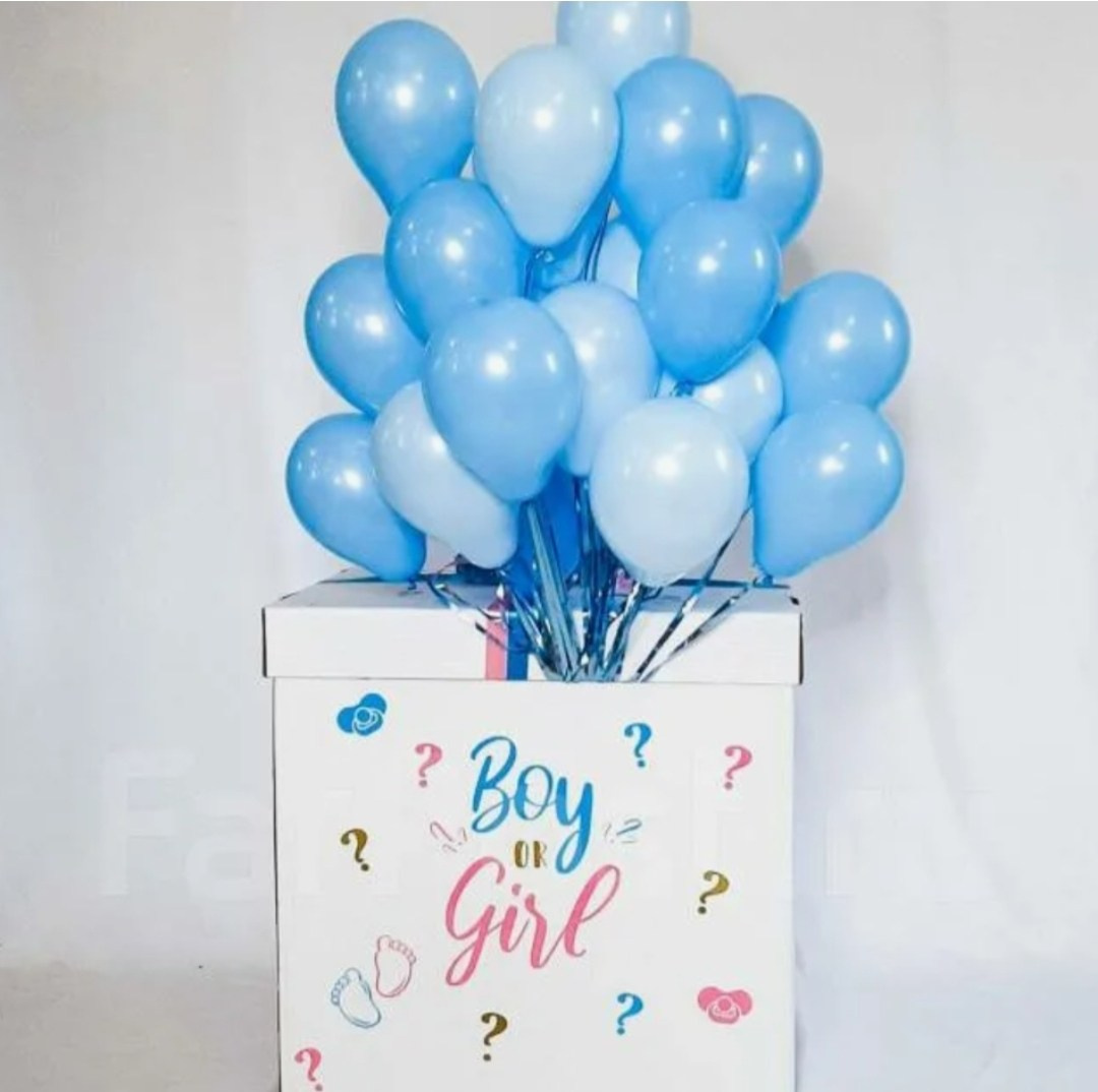 Gender balloons. Balloons and decorations in Serbia. Delivery 24/7