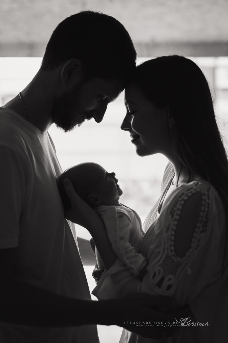 Фотосессия дома с новорожденным. Фотограф новорожденных в Магнитогорске Ксюша Борисова