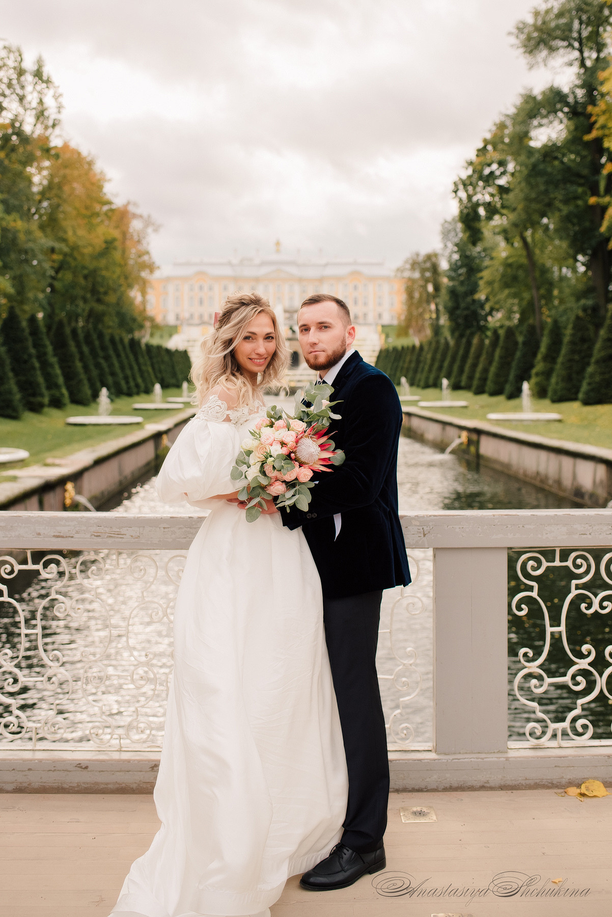 Настя и Андрей. Осенний Петергоф. Семейный и Свадебный фотограф. Санкт-Петербург. Пушкин