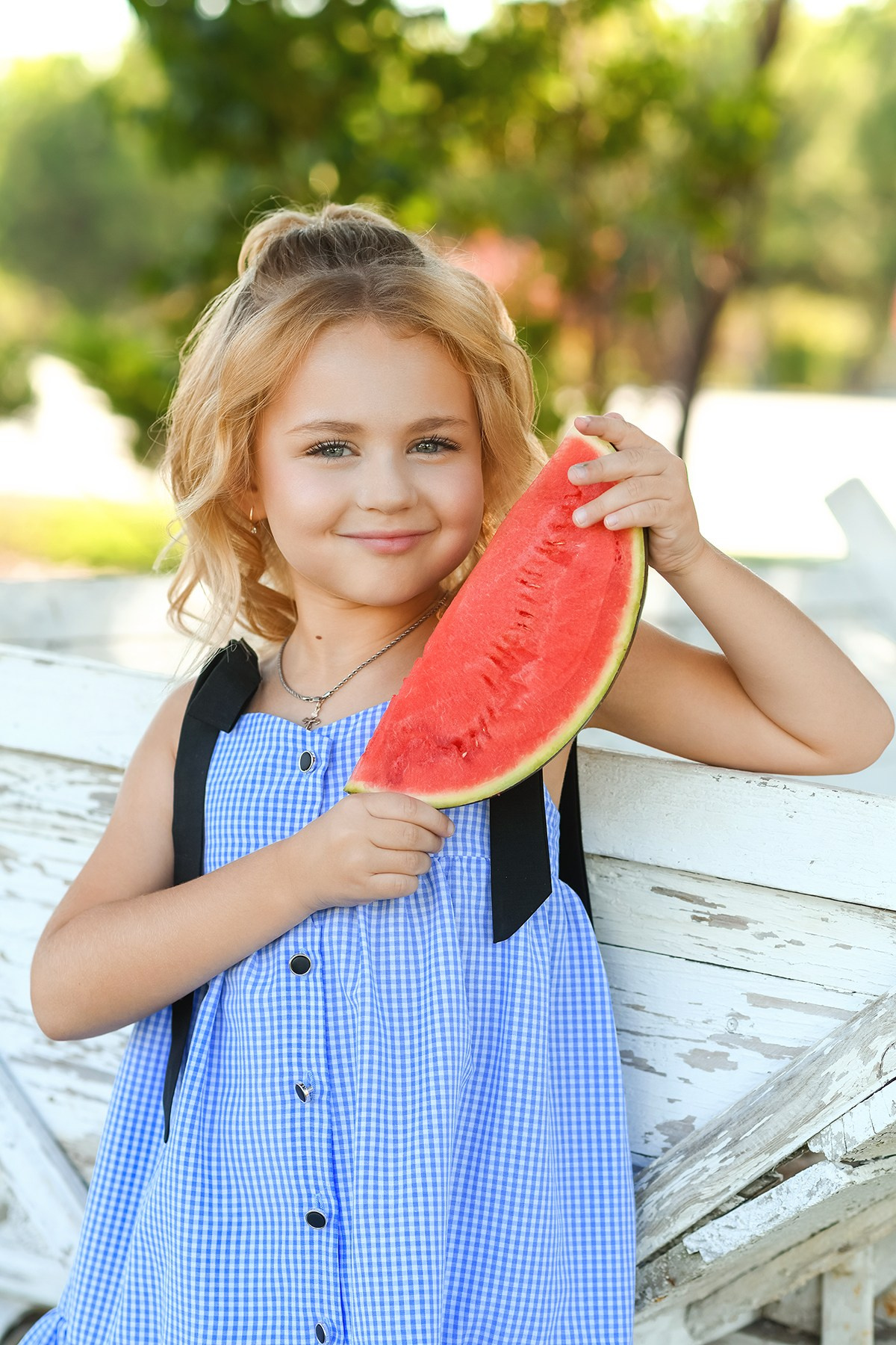Детская съёмка с арбузами. Детский фотограф в Донецке Марина Пилипенко