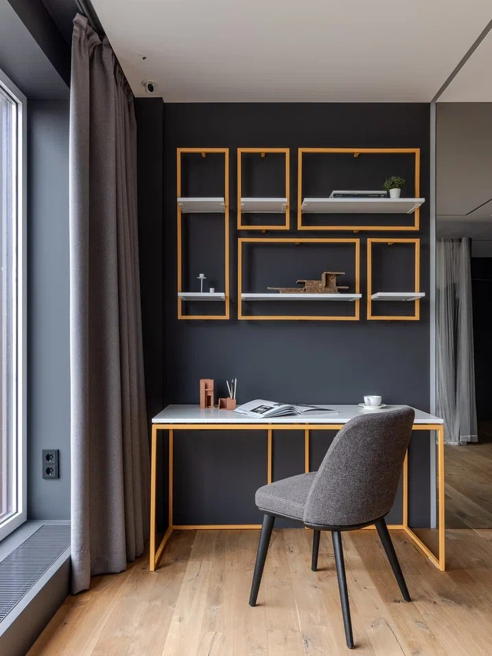 Квартира для молодого IT-специалиста площадью 250 м² на 21 этаже. Студия дизайна интерьера «Строчка» | Москва, Санкт-Петербург, Самара, Казань, Тольятти, Ульяновск и другие города России