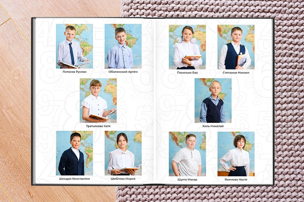 Выпускной альбом «Про меня и наш класс». Студия выпускных альбомов Ольги Галкиной. Томск