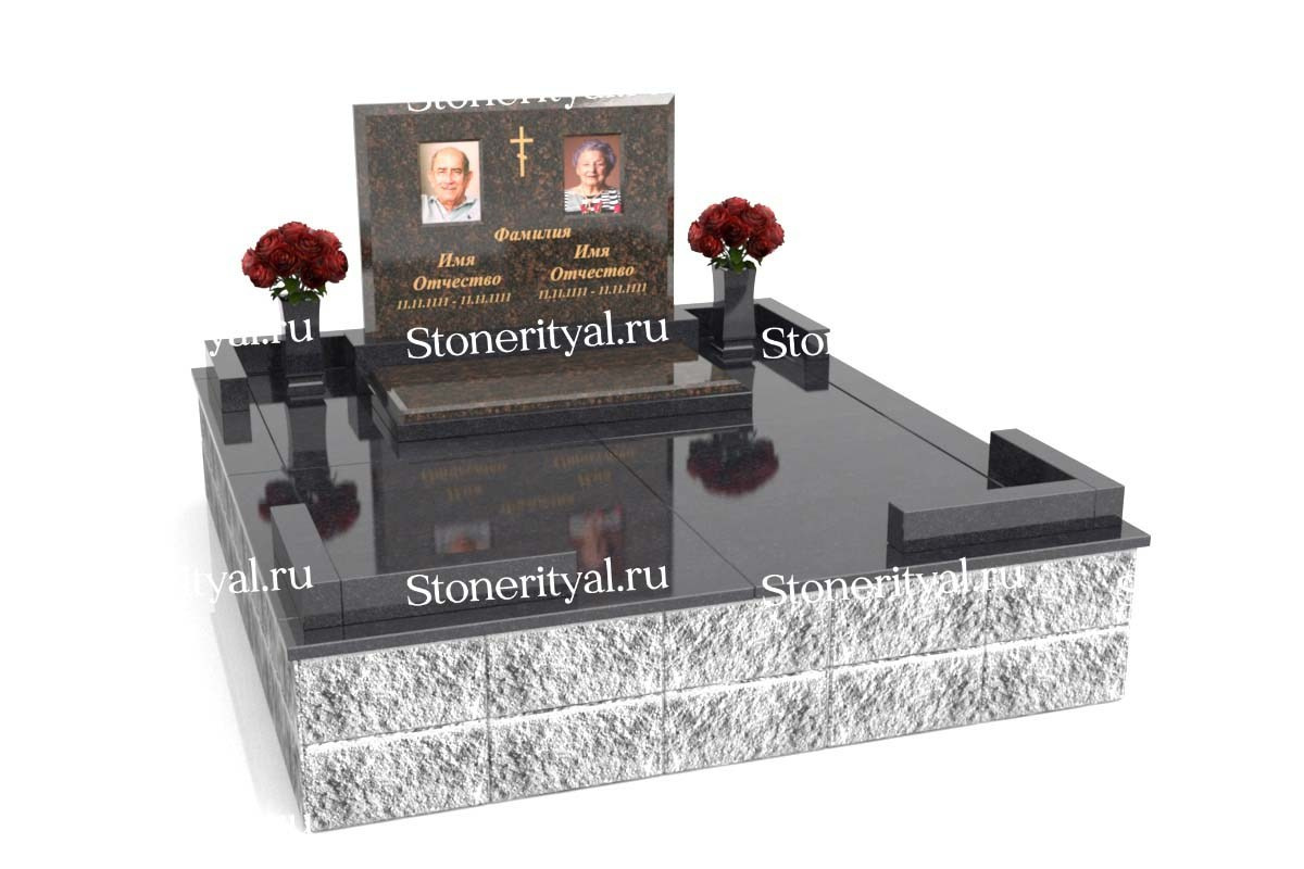 Семейные памятники. Изготовление и установка памятников в Москве и МО