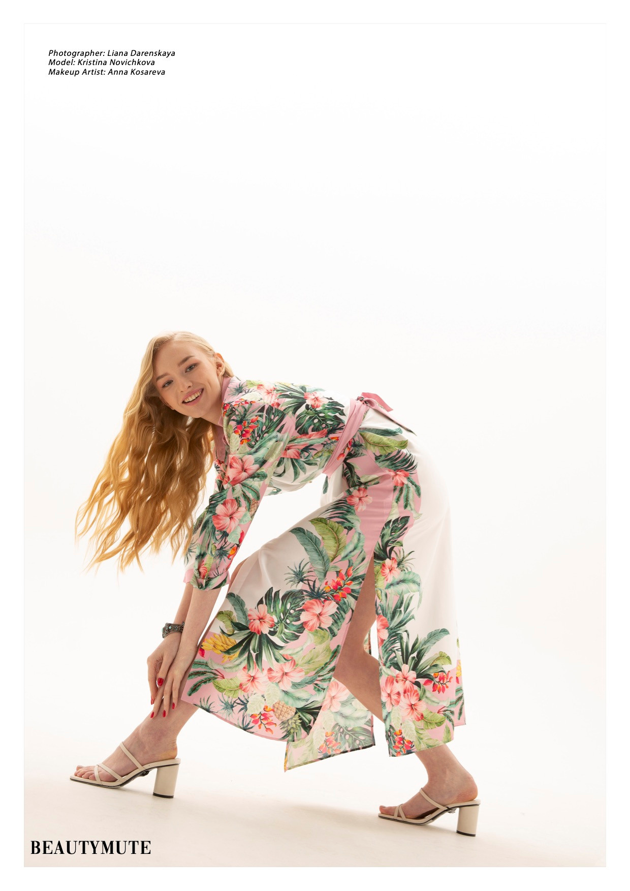 Cover editorial story. BEAUTY Mute Magazine. France. Визуальный художник Лиана Даренская, Москва