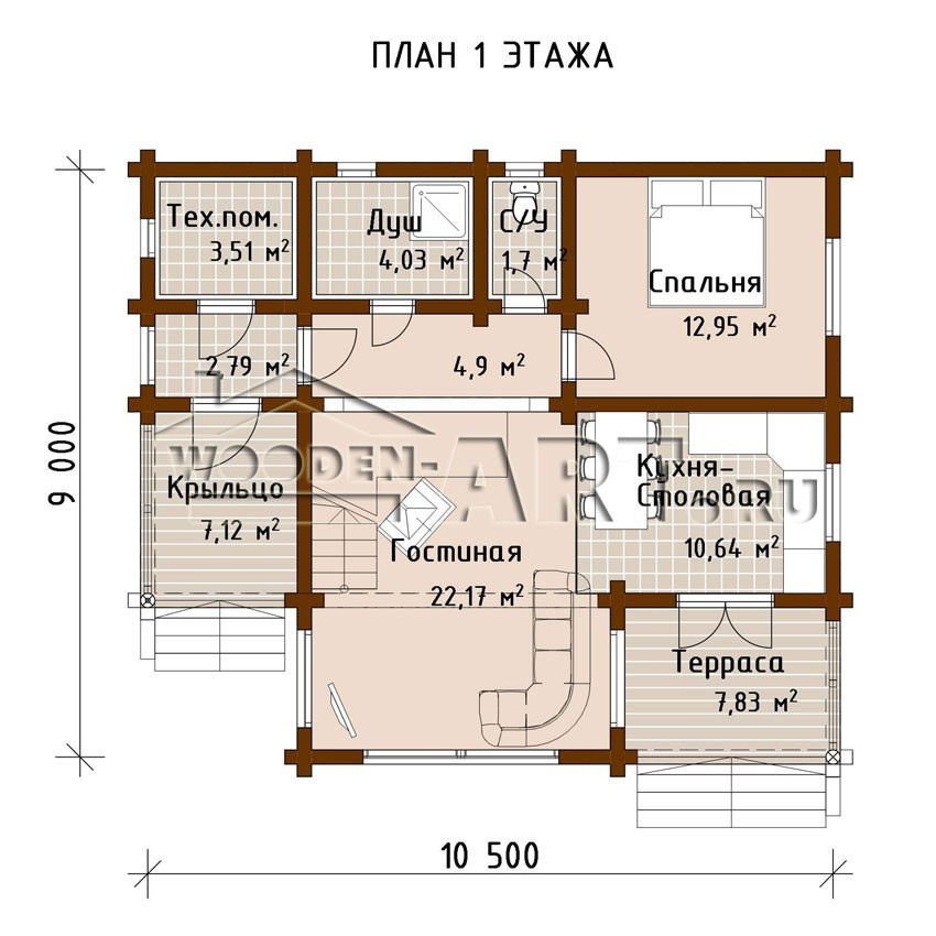 «Солнечный город» 154 кв. м. Проекты деревянных домов