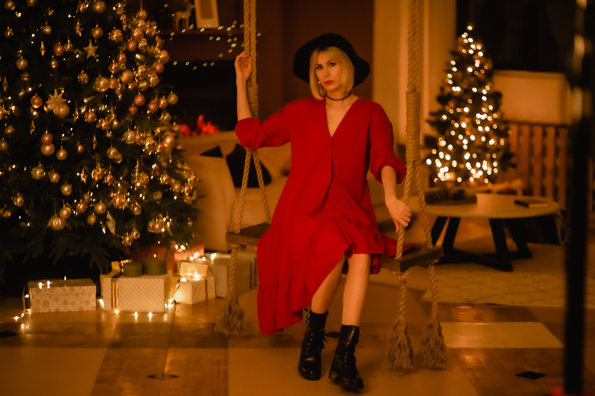 Мария необычная Новогодняя фотосессия. Портретный фотограф в Москве, Московской области. Деловой портрет