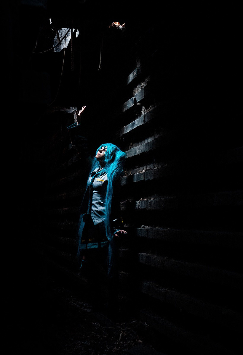 Косплей фотосессия в Омске. Персонаж - Хацунэ Мику