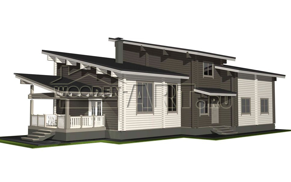 «Знаменское» 365 кв. м. Проекты деревянных домов