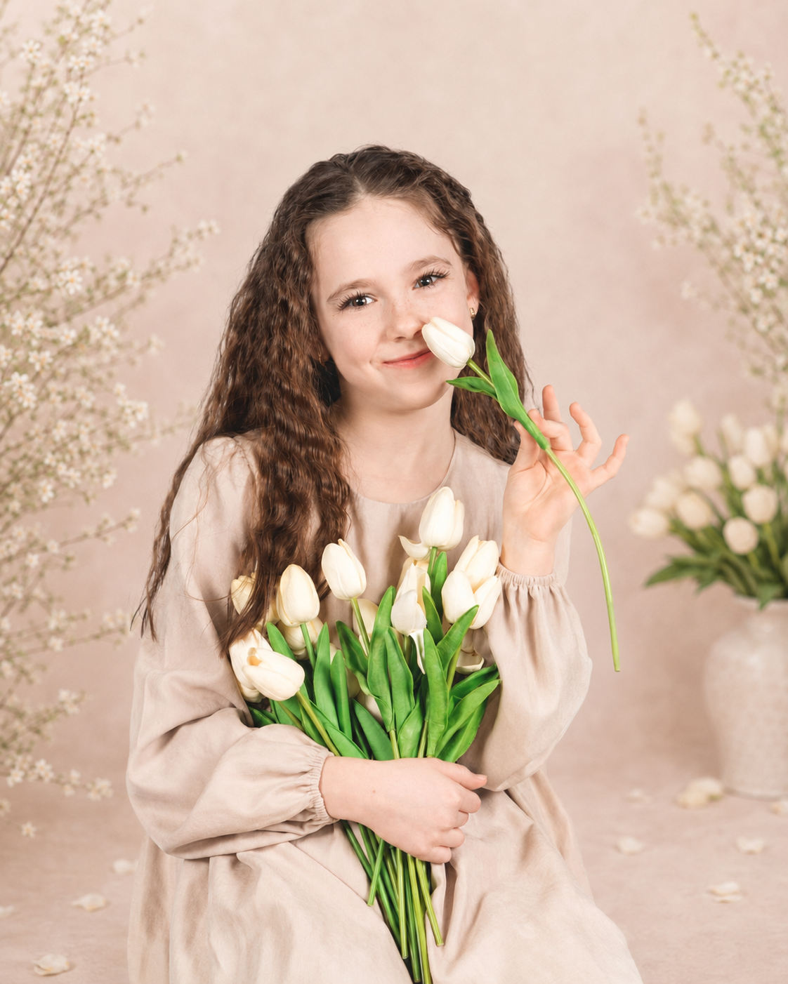 Портретная фотосессия Александры к 8 Марта | SHKOLBook
