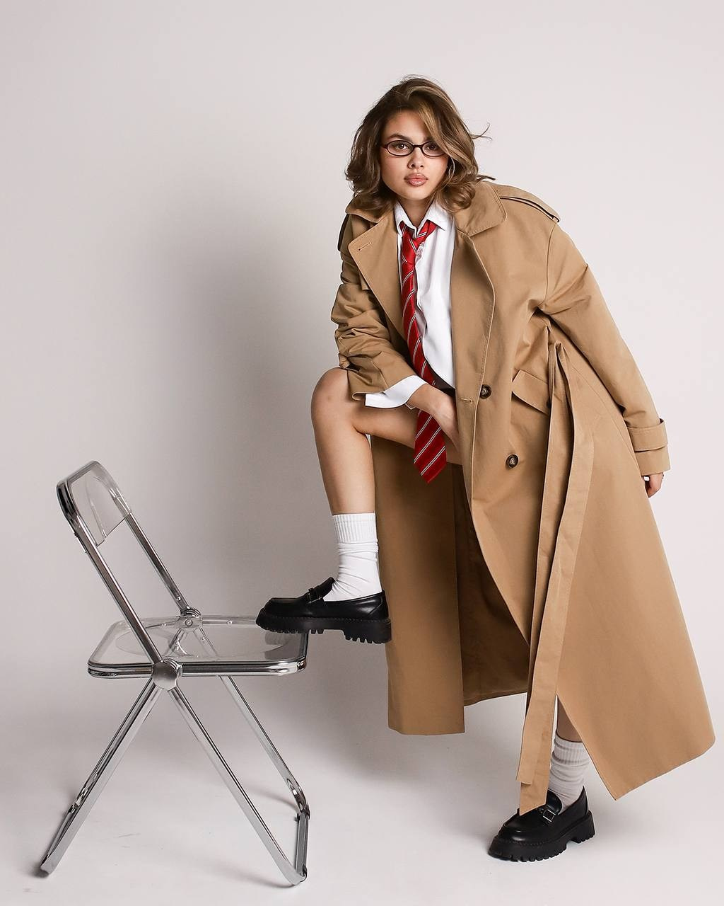 Белая циклорама в Парк Хаусе. Self-portrait studio in Samara