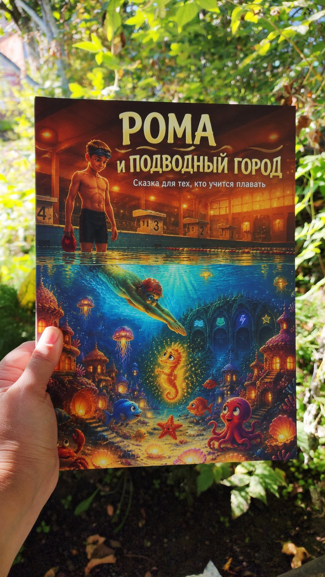 Книга-сказка для ребенка. Ретушь новорожденных, обучение ретуши новорожденных, Наталия Коптяева