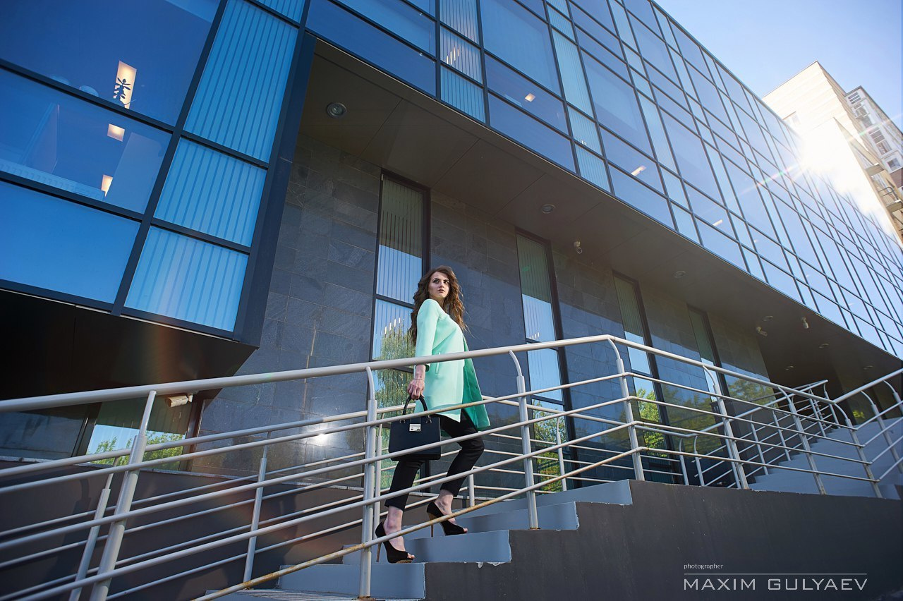 Фэшен фотосессия на улице Рождественской