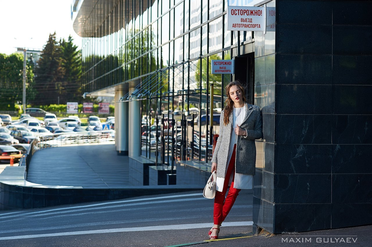 Фэшен фотосессия на улице Рождественской