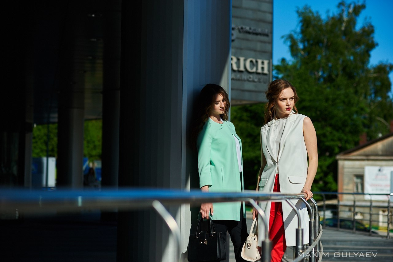 Фэшен фотосессия на улице Рождественской