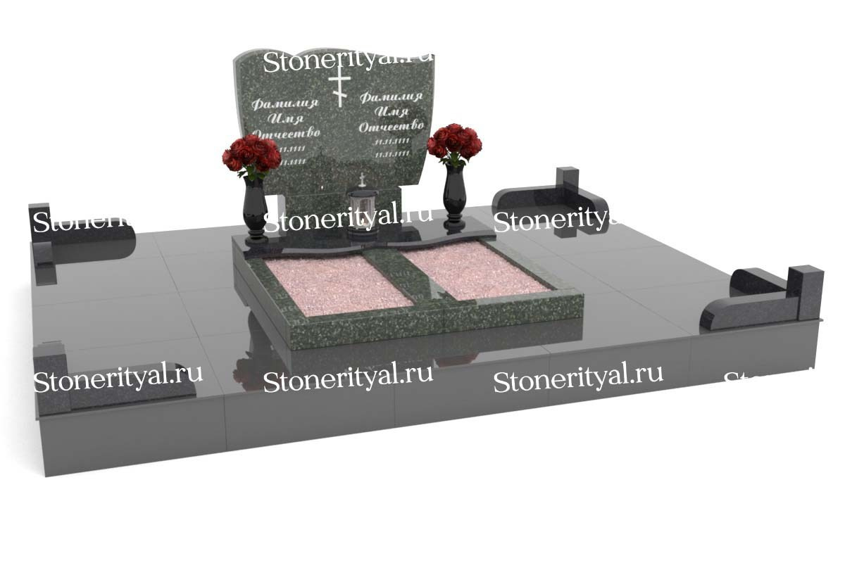 Семейные памятники. Изготовление и установка памятников в Москве и МО