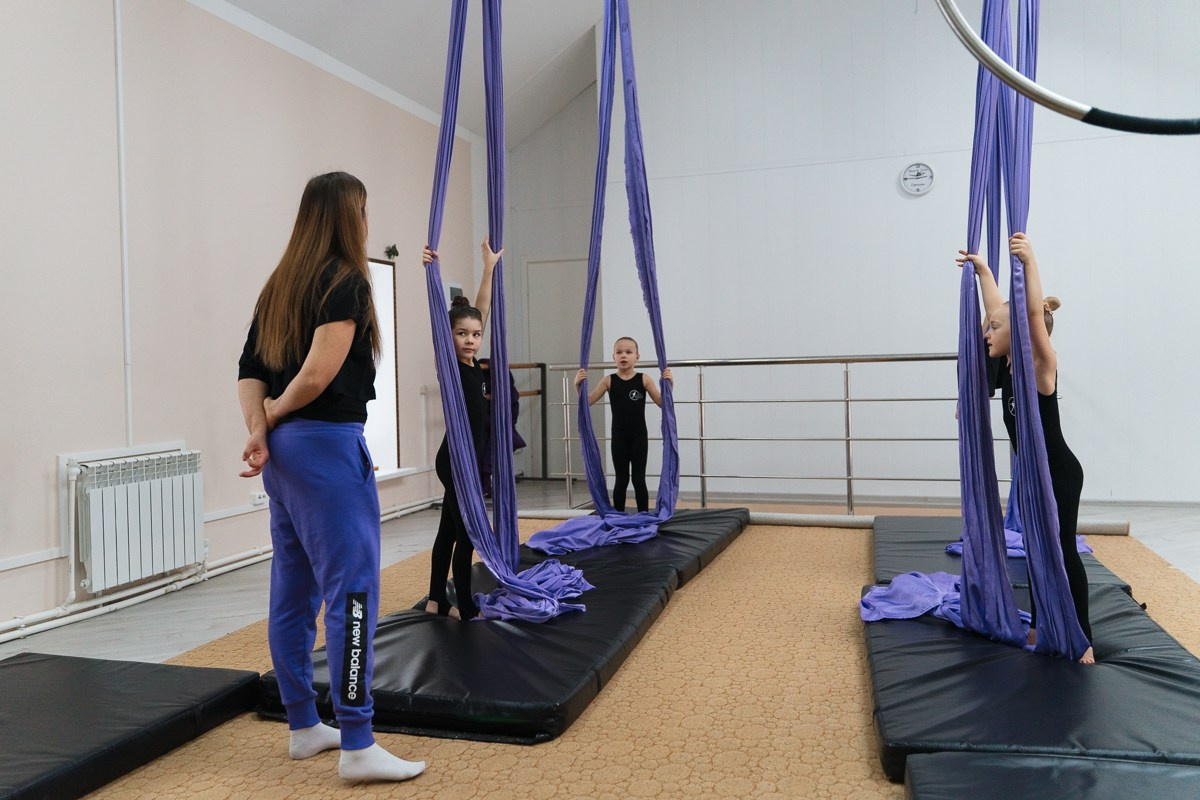 Тренировка в цирковой студии. Репортажный и семейный фотограф в Санкт-Петербурге Тарас Марченко