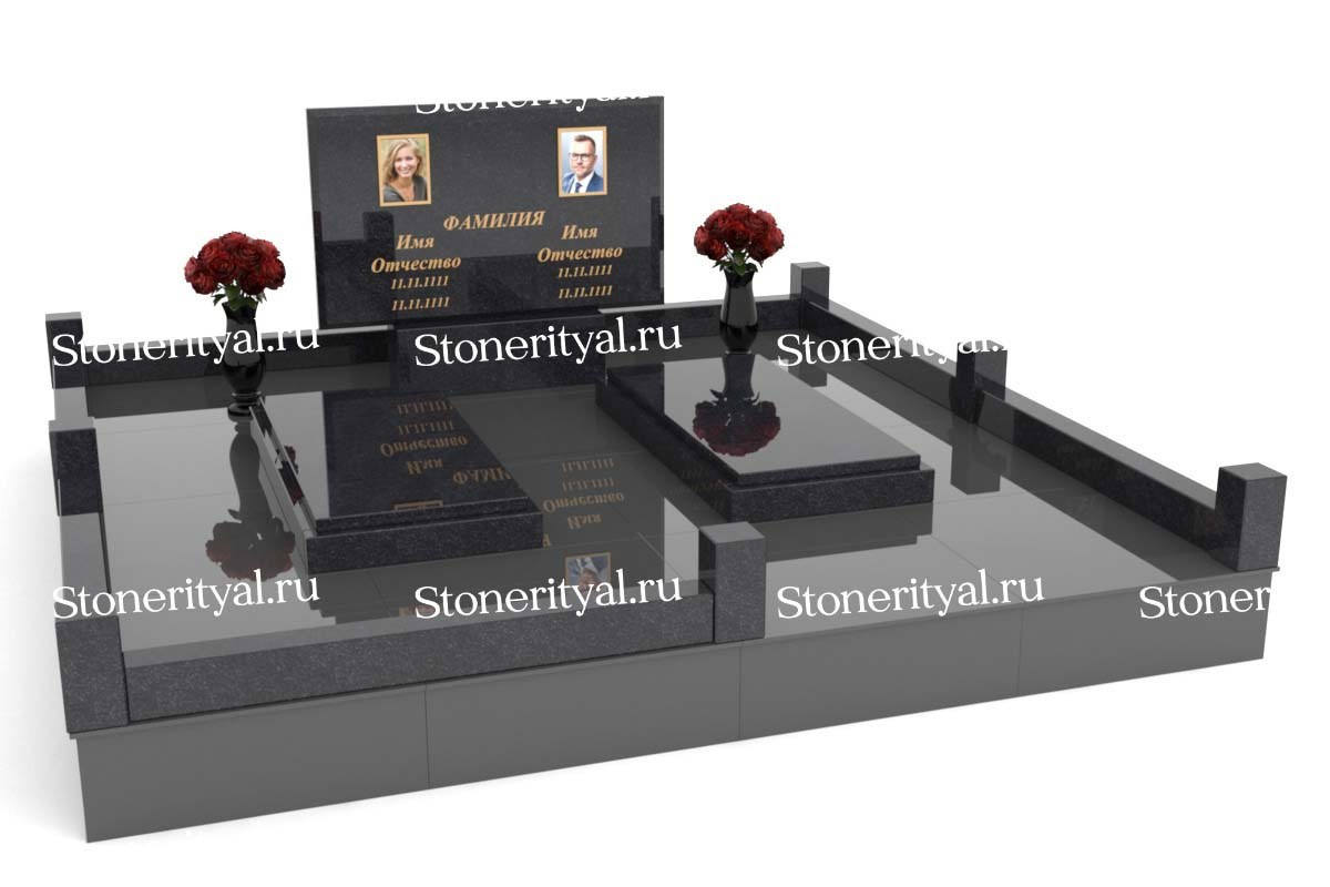 Семейные памятники. Изготовление и установка памятников в Москве и МО