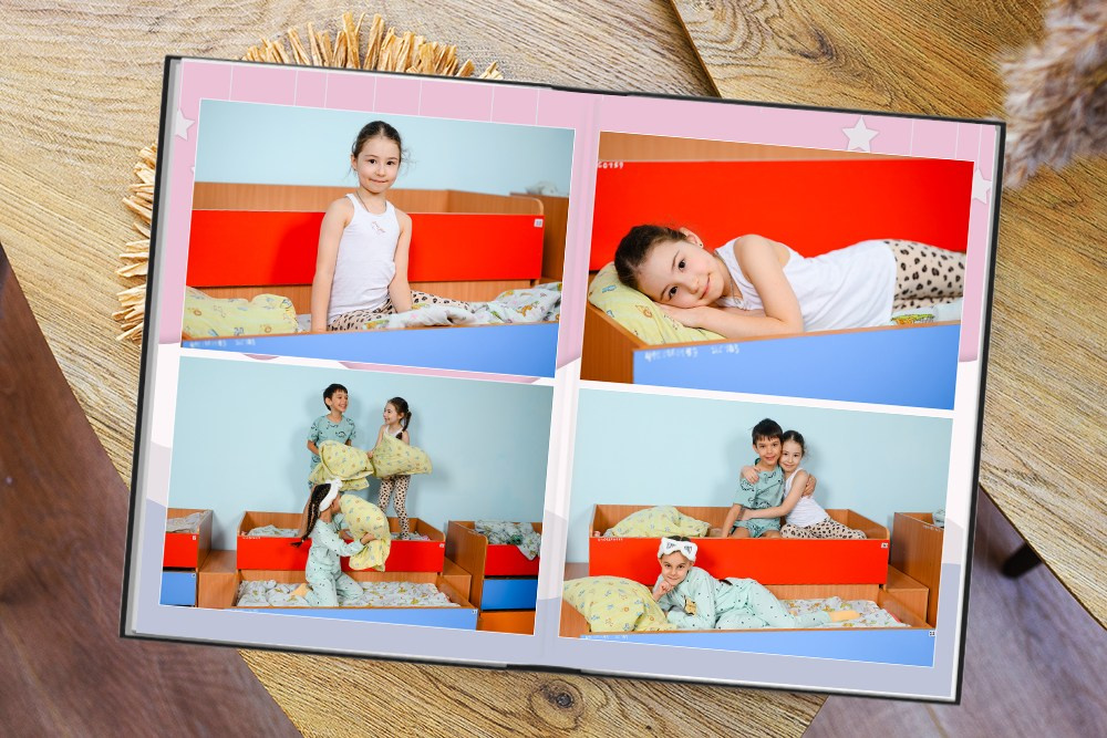 Выпускной альбом для детского сада в Томске. Студия выпускных альбомов Ольги Галкиной. Томск